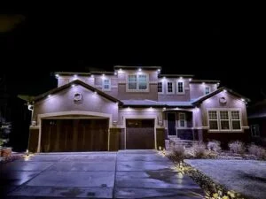 permanent lights on a house in grand island ne